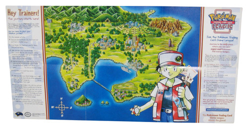 Pokemon Trading Card League (2000) Wizards of The Coast Double Sided Poster