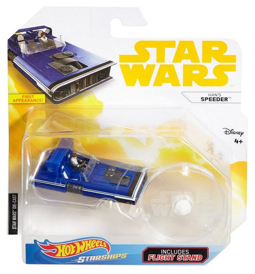 Star Wars Hot Wheels Han Solo Speeder Starships Toy Vehicle