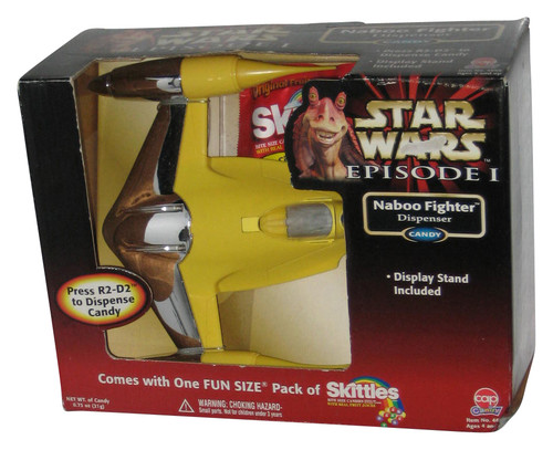 Star Wars Episode I Naboo Fighter Toy Vehicle Candy Dispenser