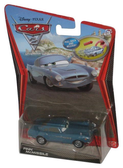 Disney Cars 2 Movie Pull Back & Release Finn McMissile (2010) Mattel Toy Car