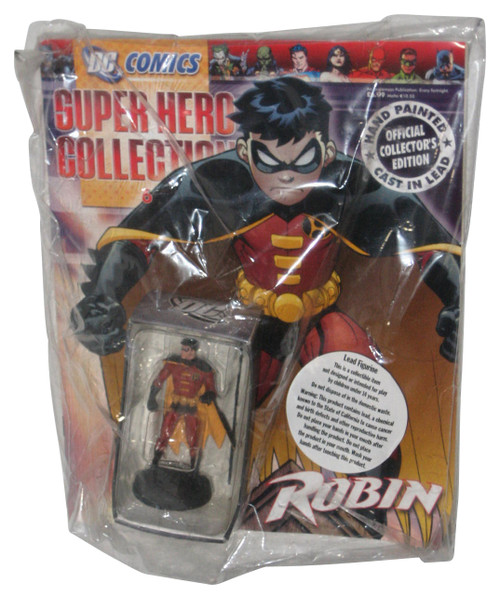 DC Comics Super Hero Collection Robin Eaglemoss Figure & Magazine Book #6