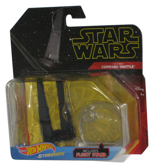 Star Wars Kylo Ren's Command Shuttle (2018) Hot Wheels Starships Toy - (Dented Plastic)