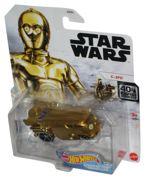Star Wars Empire Strikes Back 40th C-3PO Droid (2019) Hot Wheels Character Cars Toy