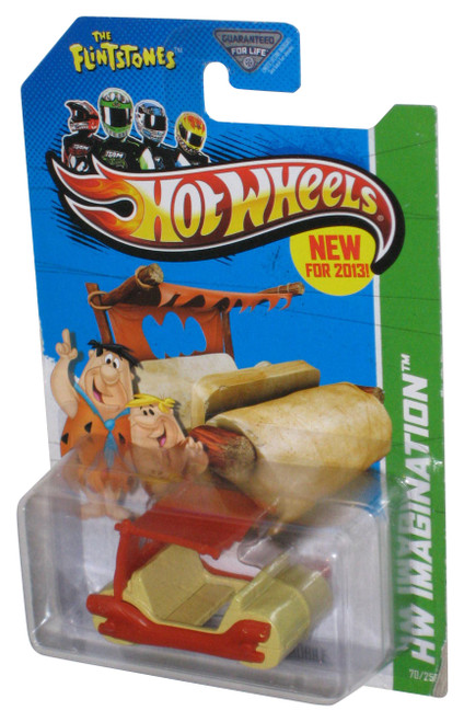 The Flintstones Hot Wheels HW Imagination (2013) Flintmobile Toy Car #70/250 - (Minor Corner Wear)