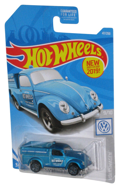 Hot Wheels '49 Volkswagen Beetle Pickup 9/1 (2019) Blue Toy Car 47/250 - (Plastic Dented)