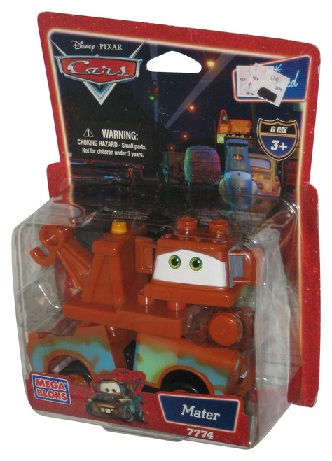 Disney World of Cars Movie Mater Supercharged (2007) Mega Bloks Toy Car #7774