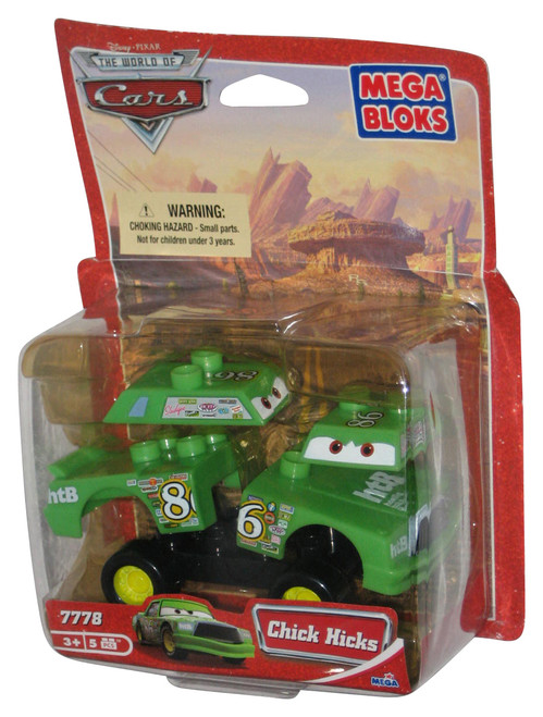 Disney World of Cars Movie Chick Hicks (2007) Mega Bloks Toy Car 7778