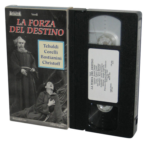 La Forza Del Destino (Live Performance 1958 Naples) Verdi VHS Tape
