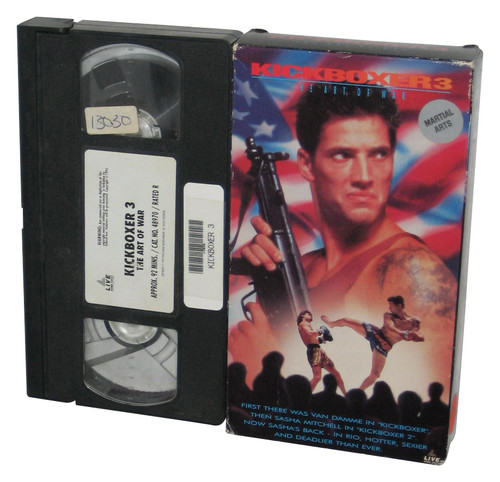Kickboxer 3 The Art of War (1992) Martial Arts VHS Tape