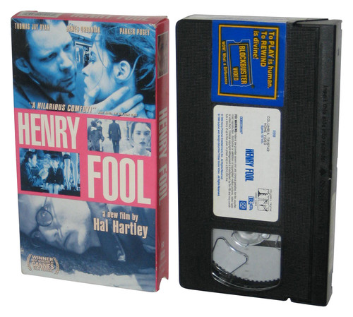 Henry Fool (1998) VHS Tape - (Thomas Jay Ryan / James Urbaniak)