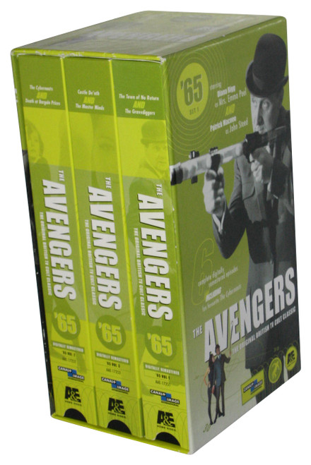 The Avengers '65 A&E Vol. 1 (1999) VHS Tape Box Set - (3 Tapes)