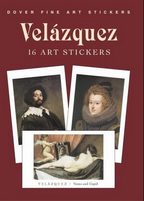 Velazquez Maria of Hungary Art Sticker Set - 16 Stickers