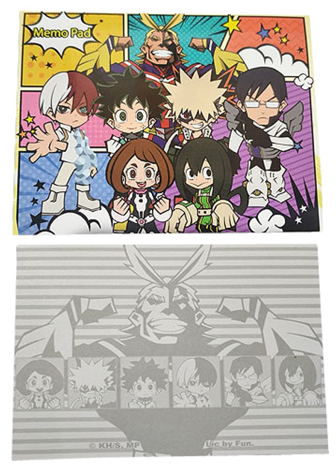 My Hero Academia SD Characters Anime Memo Pad GE-72609