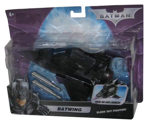 DC Comics Batman Dark Knight Batwing Sleek Sky Fighter Mattel Toy Vehicle