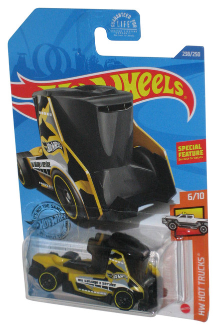 Hot Wheels HW Hot Trucks 6/10 (2017) Yellow Haul-O-Gram Toy Car 238/250