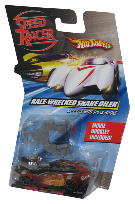 Speed Racer Movie Hot Wheels (2007) Mattel Race-Wrecked Snake Oiler Car w/ Spear Hooks