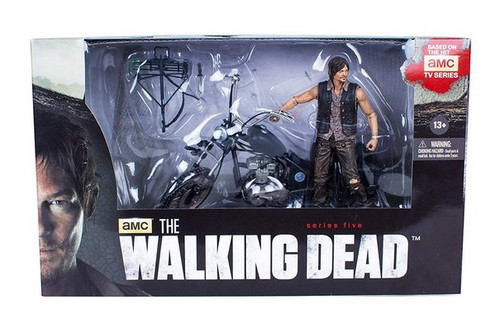 The Walking Dead Daryl w/ Chopper McFarlane Toys Figure Box Set