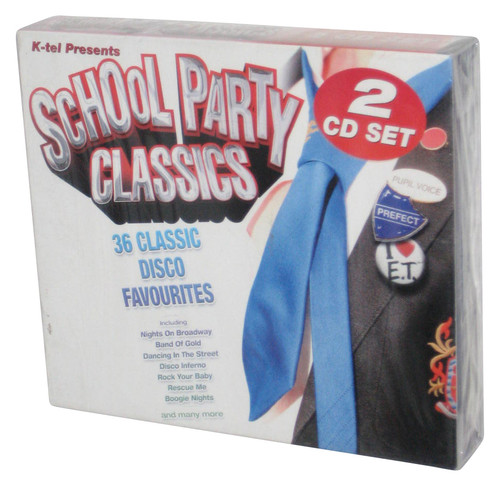 K-Tel School Party Classics Disco (2006) Audio Music CD Box Set - (2CDs)