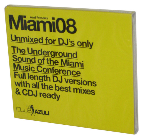 Club Azuli Presents Miami 2008 Unmixed For DJ's Music 2CD Box Set