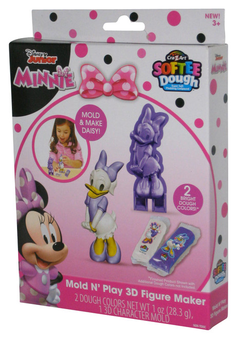 Disney Junior Minnie Mold & Make CraZArt Daisy Duck Mold N' Play 3D Figure Maker