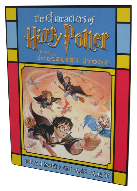 Harry Potter And The Sorcerer's Stone Characters Stained Glass Art Paperback Book