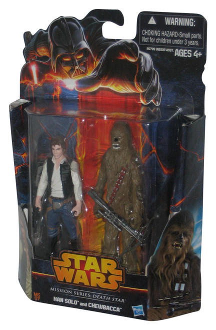 Star Wars Mission Series Death Star (2013) Han Solo & Chewbacca Figure Set MS07