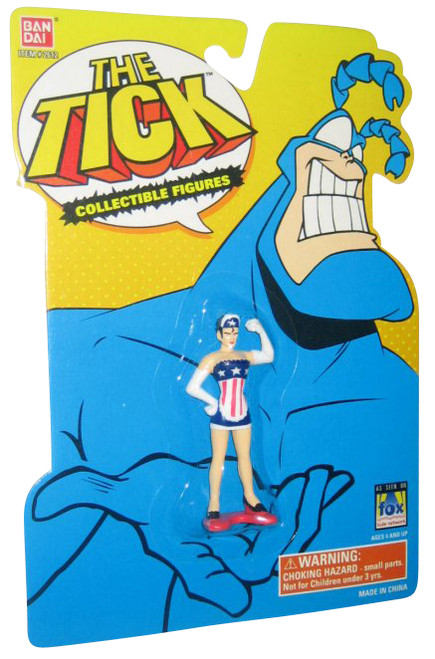 The Tick Mini Collectible American Maid (1994) Bandai Mini Figure