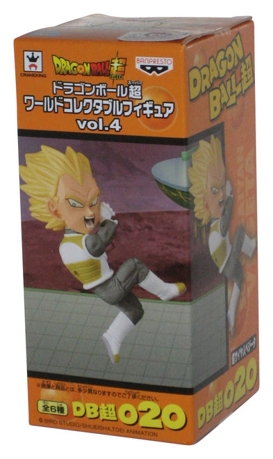 Dragon Ball Super Banpresto WCF Vol. 4 Super Saiyan Vegeta 3-Inch Figure DBS 020