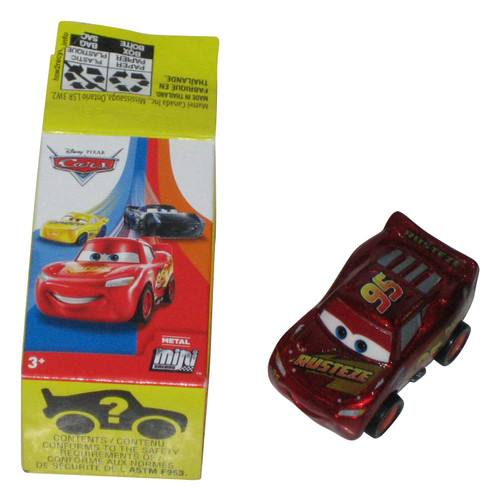 Disney Cars Metal Mini Racers (2019) Mattel Metallic Lightning McQueen Toy Car
