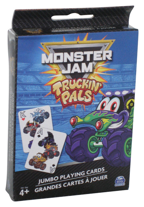 Monster Jam Truckin' Pals Cardinal Games Jumbo Kids Playing Cards