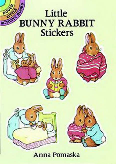 Little Bunny Rabbit Sticker Set - 24 Stickers
