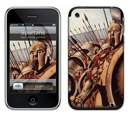 300 The Movie Spartans Dark Horse iPhone GelaSkins 17-146