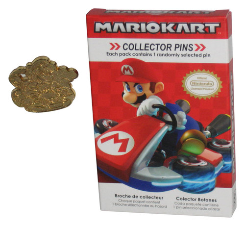 Nintendo Super Mario Kart (2017) Gold Rare Collector Pin