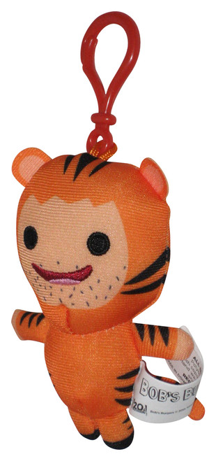 Bob's Burgers Tiger Teddy Bullsitoy 4-Inch Dangler Clip-On Plush Keychain