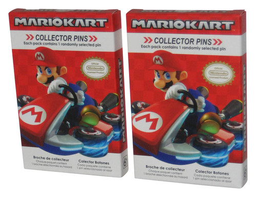 Nintendo Super Mario Kart (2017) Collector Pin Blind Box Lot - (2 Random Pins)