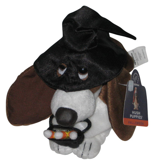 Hush Puppies Applause Halloween Trick Or Treat Witch Costume Dog Bean Bag Plush