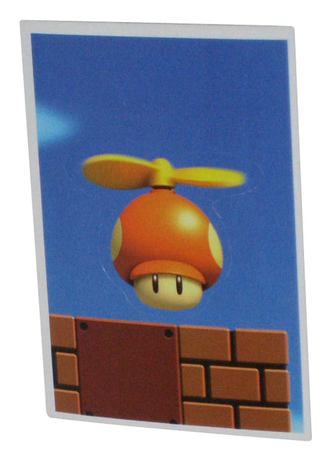 Nintendo New Super Mario Bros. Wii (2011) Enterplay Propeller Mushroom Mini Sticker 135