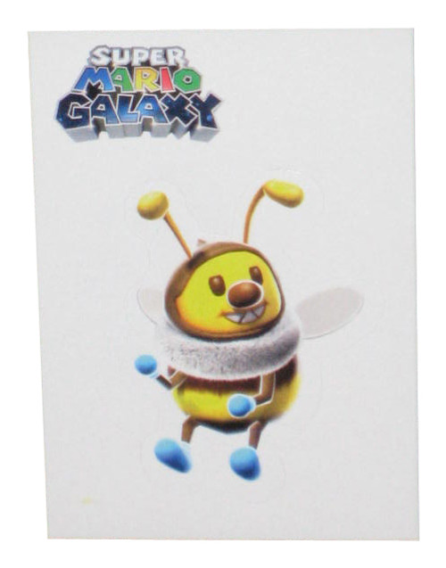 Nintendo New Super Mario Bros. Galaxy (2009) Enterplay Honey Bee Mini Sticker 028