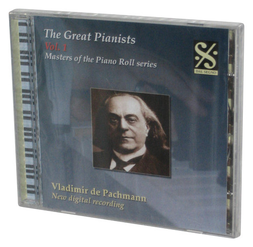 The Great Pianists Vol. 1 Masters of The Piano Roll Vladimir de Pachmann Audio Music CD