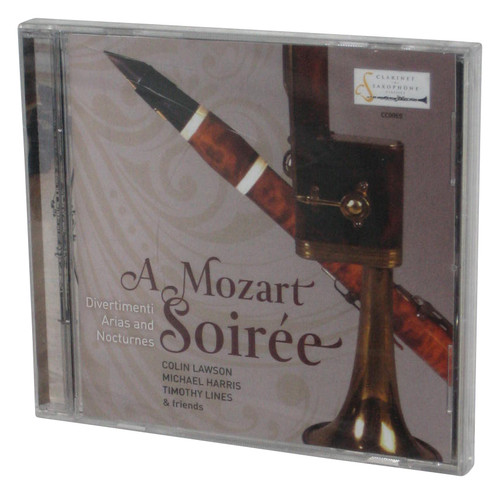 A Mozart Soiree Clarinet and Saxophone (2019) Audio Music CD - (Cracked Jewel Case)