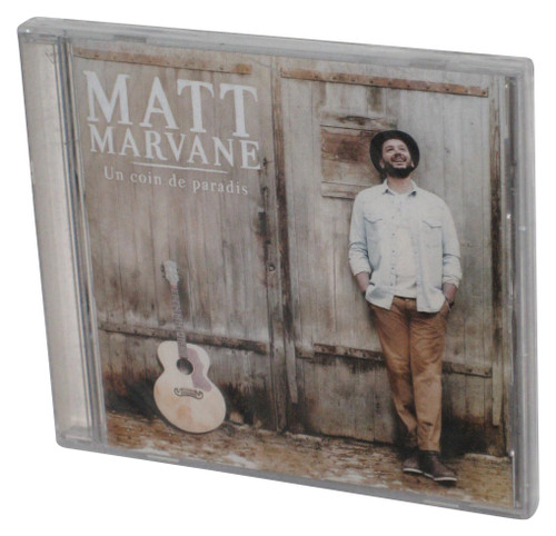 Matt Marvane Un Coin de Paradis (2013) Audio Music CD - (Cracked Jewel Case)