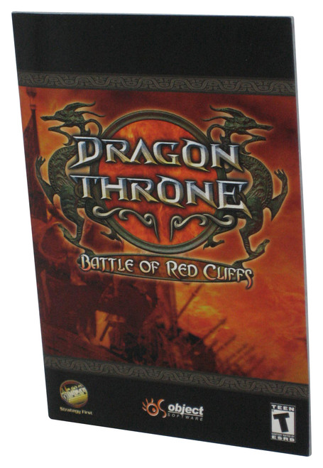 Dragon Throne Battle of Red Cliffs PC Manual Book - (Manual ONLY!)