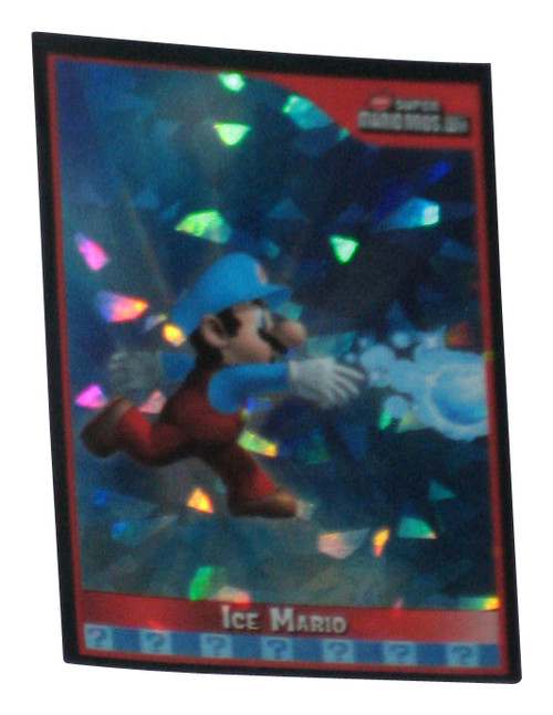 Nintendo New Super Mario Bros. Wii (2011) Enterplay Ice Mario Hologram Mini Sticker 095