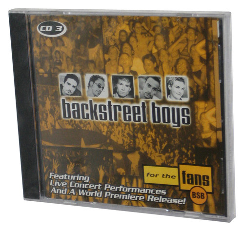 Backstreet Boys For The Fans CD3 (1997) Audio Music CD