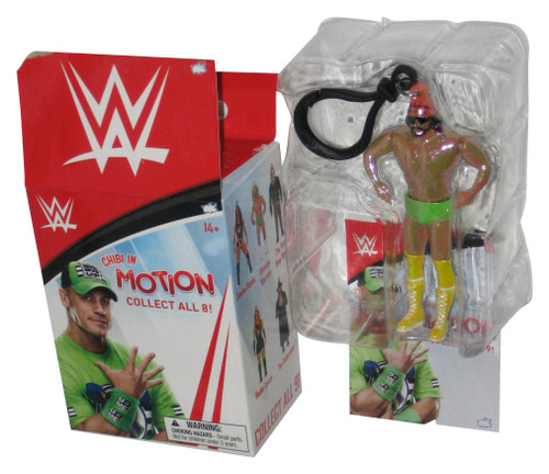 WWE Wrestling Macho Man Randy Savage Metallic Chibi In Motion Bullsi Toy Mini Figure Keychain