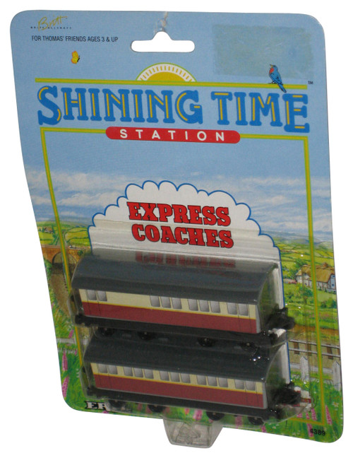 Thomas Tank Engine Shining Time Station Express Coaches (1996) Ertl Die Cast Toy Train Set
