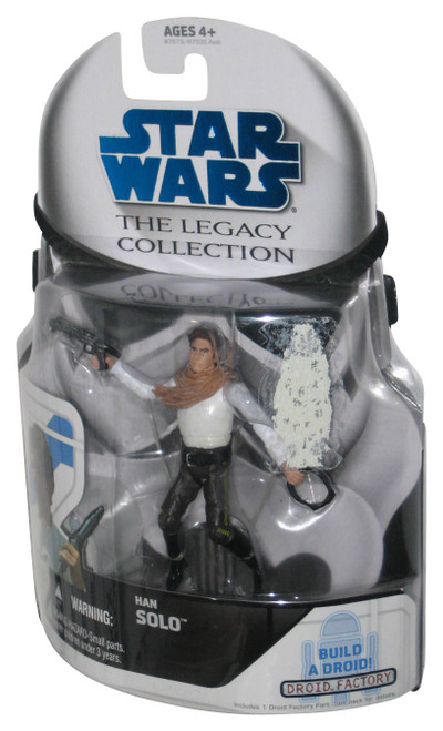 Star Wars Legacy Collection (2008) Han Solo Build-A-Droid Action Figure BD1 - (Missing 1st Day Sticker)