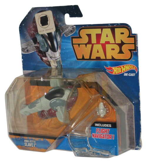Star Wars Hot Wheels Starship Boba Fett Slave I (2014) Mattel Vehicle Toy - (Minor Wear)
