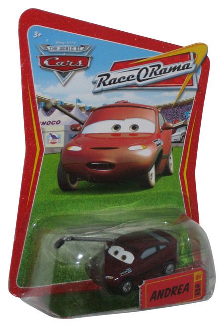 Disney Pixar Cars Movie Andrea Race-O-Rama Die Cast Toy Car - (Plastic Dented)