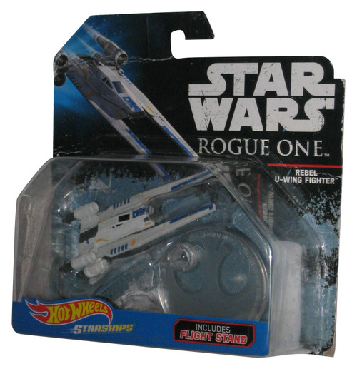 Star Wars Hot Wheels Rogue One (2016) Rebel U-Wing Fighter Starships Vehicle - (Card Minor Wear)